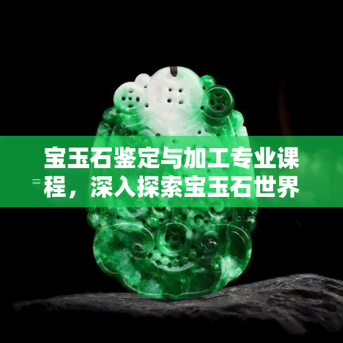 宝玉石鉴定与加工专业课程，深入探索宝玉石世界：宝玉石鉴定与加工专业课程解析