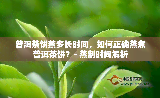 普洱茶饼蒸多长时间，如何正确蒸煮普洱茶饼？- 蒸制时间解析