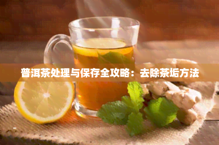 普洱茶处理与保存全攻略：去除茶垢方法