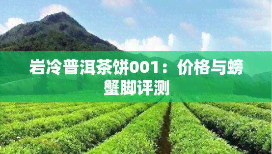 岩冷普洱茶饼001：价格与螃蟹脚评测