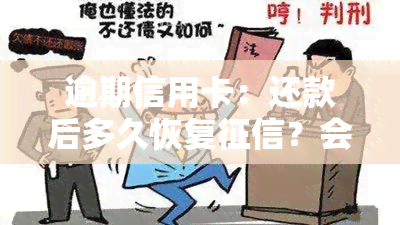 逾期信用卡：还款后多久恢复？会否坐牢？