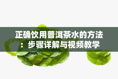 正确饮用普洱茶水的方法：步骤详解与视频教学