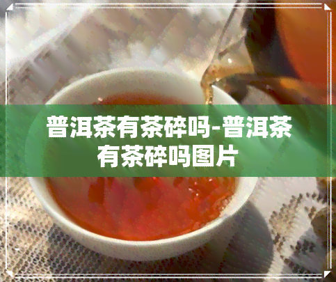 普洱茶有茶碎吗-普洱茶有茶碎吗图片