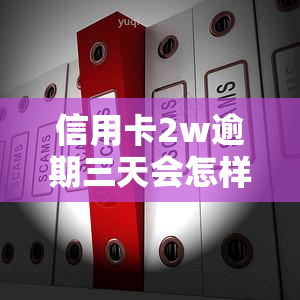 信用卡2w逾期三天会怎样，信用卡逾期三天的后果：2万元债务可能面临的影响