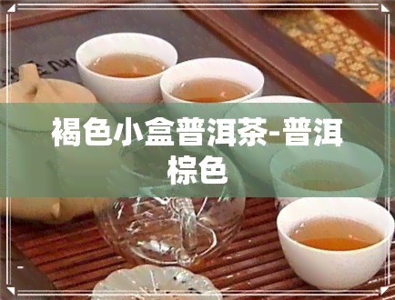 褐色小盒普洱茶-普洱棕色