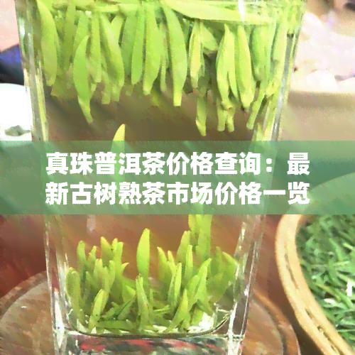 真珠普洱茶价格查询：最新古树熟茶市场价格一览