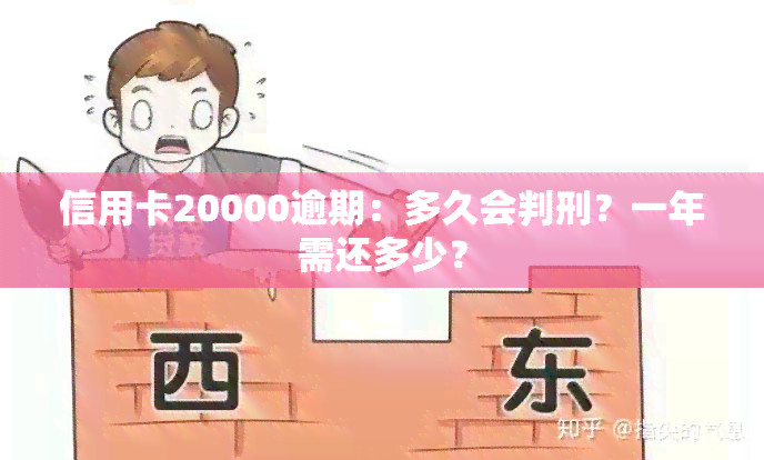 信用卡20000逾期：多久会判刑？一年需还多少？