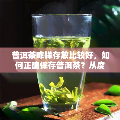 普洱茶咋样存放比较好，如何正确保存普洱茶？从度、湿度、避光等多方面解析