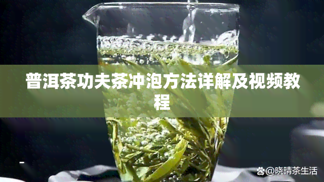 普洱茶功夫茶冲泡方法详解及视频教程