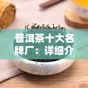 普洱茶十大名牌厂：详细介绍及厂家排名