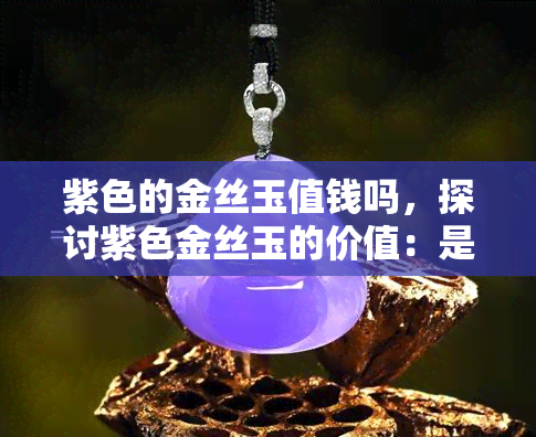 紫色的金丝玉值钱吗，探讨紫色金丝玉的价值：是否真的值得投资？