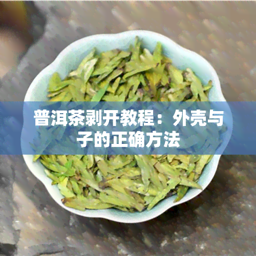 普洱茶剥开教程：外壳与子的正确方法