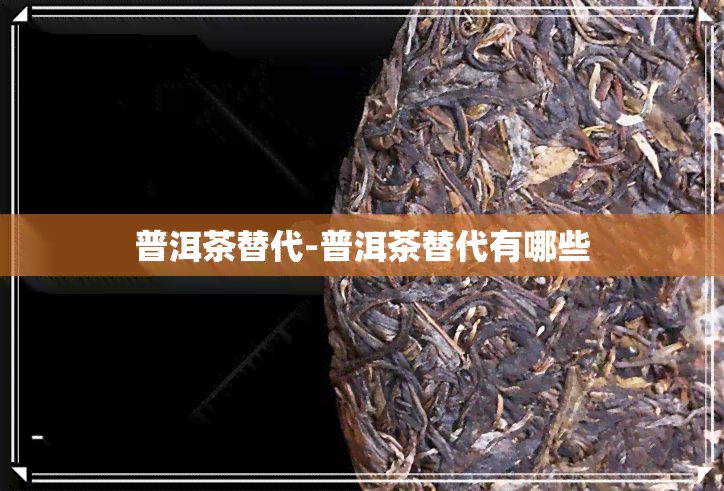 普洱茶替代-普洱茶替代有哪些