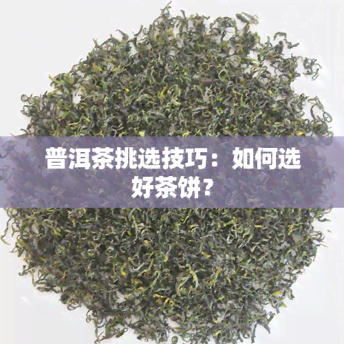 普洱茶挑选技巧：如何选好茶饼？