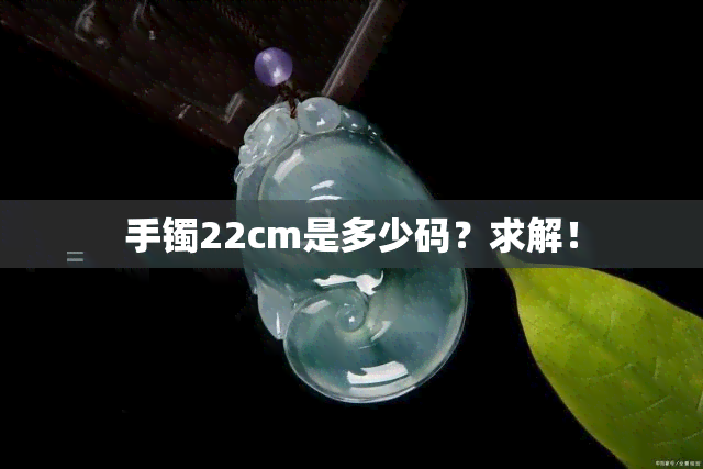 手镯22cm是多少码？求解！