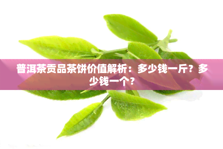 普洱茶贡品茶饼价值解析：多少钱一斤？多少钱一个？