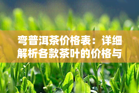 弯普洱茶价格表：详细解析各款茶叶的价格与价值