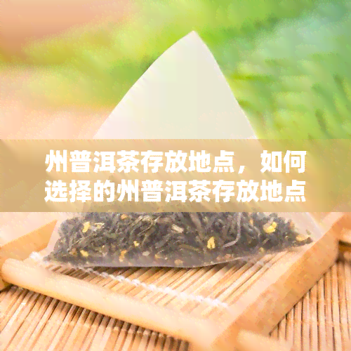 州普洱茶存放地点，如何选择的州普洱茶存放地点？