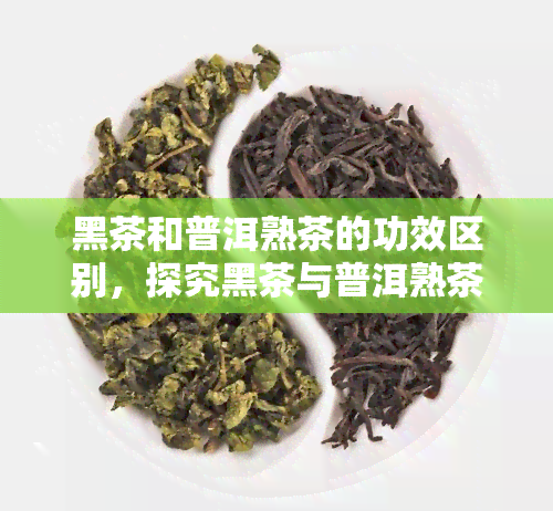 黑茶和普洱熟茶的功效区别，探究黑茶与普洱熟茶的功效差异