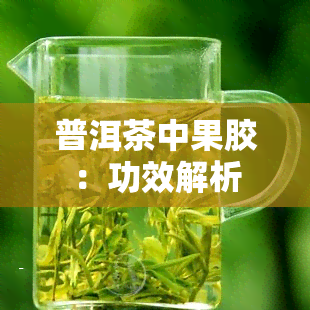 普洱茶中果胶：功效解析