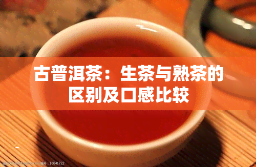 古普洱茶：生茶与熟茶的区别及口感比较