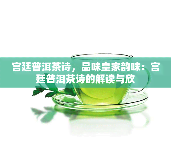 宫廷普洱茶诗，品味皇家韵味：宫廷普洱茶诗的解读与欣