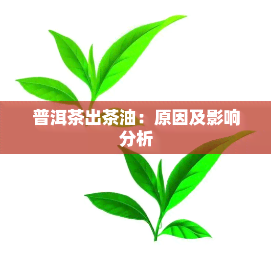 普洱茶出茶油：原因及影响分析