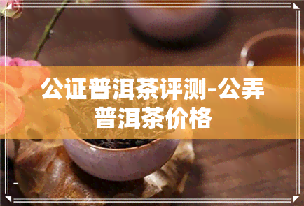 公证普洱茶评测-公弄普洱茶价格