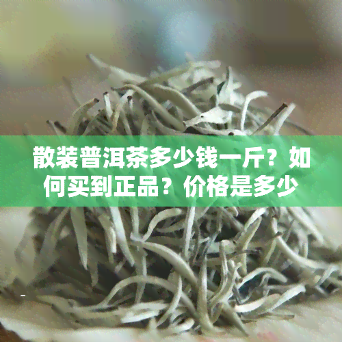 散装普洱茶多少钱一斤？如何买到正品？价格是多少？