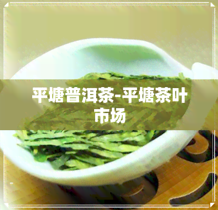 平塘普洱茶-平塘茶叶市场