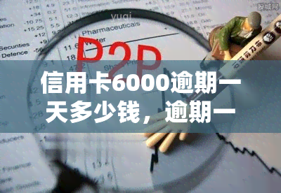 信用卡6000逾期一天多少钱，逾期一天还6000元信用卡，需要支付多少费用？