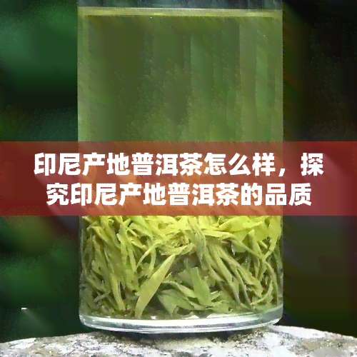 印尼产地普洱茶怎么样，探究印尼产地普洱茶的品质与口感