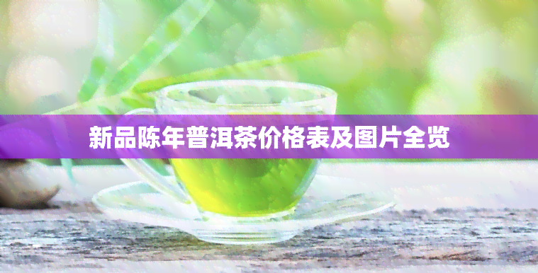 新品陈年普洱茶价格表及图片全览