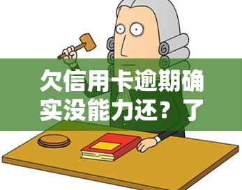 欠信用卡逾期确实没能力还？了解信用卡网贷无力偿还最新规定及法律责任