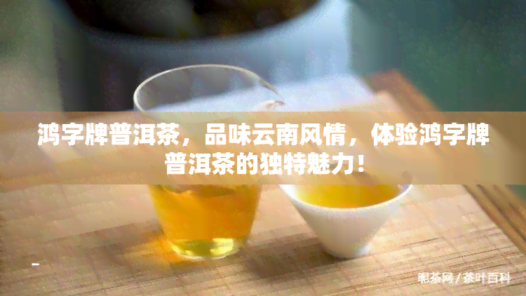 鸿字牌普洱茶，品味云南风情，体验鸿字牌普洱茶的独特魅力！