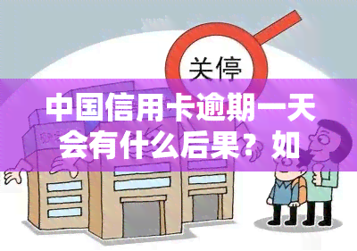 中国信用卡逾期一天会有什么后果？如何处理逾期情况？