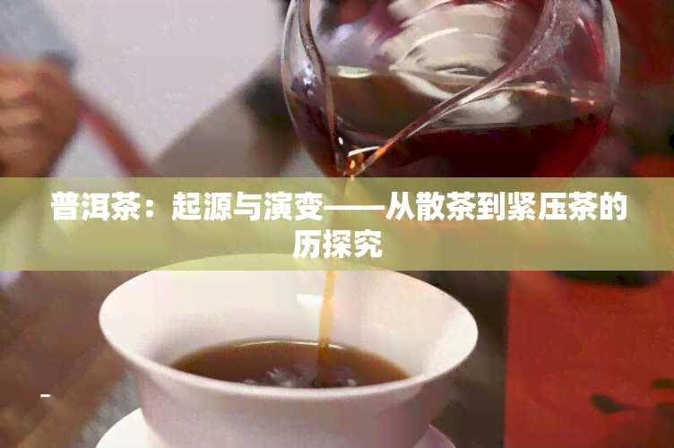 普洱茶：起源与演变——从散茶到紧压茶的历探究