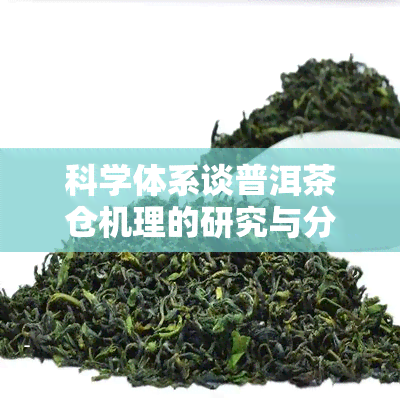 科学体系谈普洱茶仓机理的研究与分析