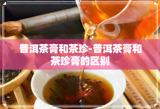 普洱茶膏和茶珍-普洱茶膏和茶珍膏的区别