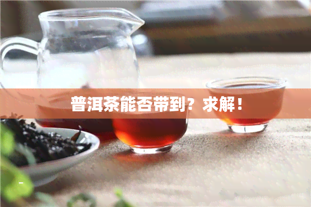 普洱茶能否带到？求解！