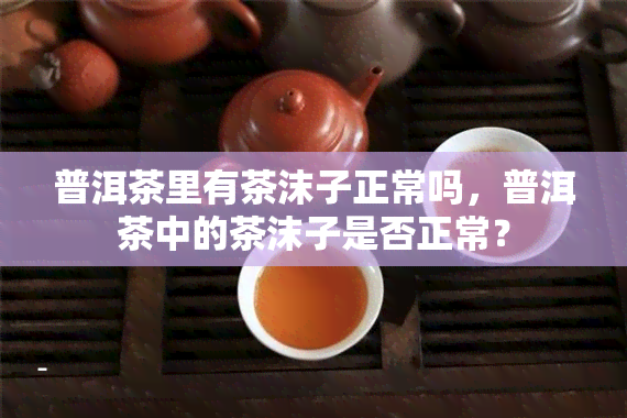 普洱茶里有茶沫子正常吗，普洱茶中的茶沫子是否正常？