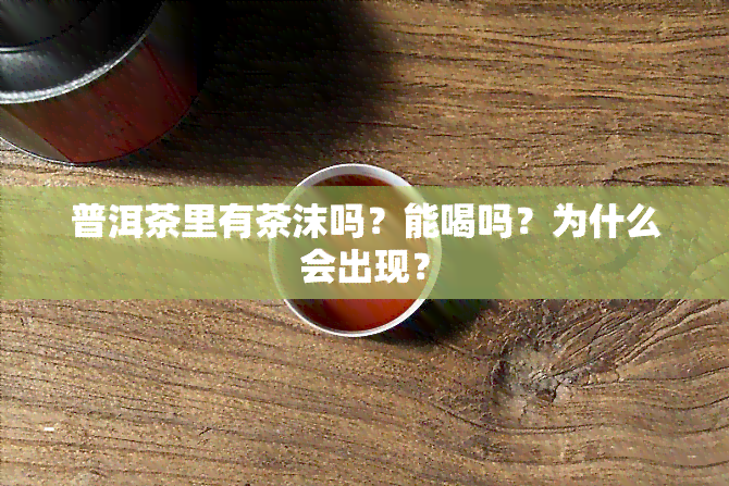 普洱茶里有茶沫吗？能喝吗？为什么会出现？