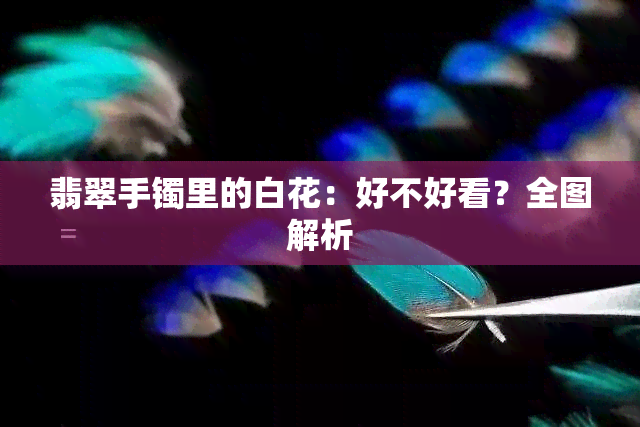 翡翠手镯里的白花：好不好看？全图解析