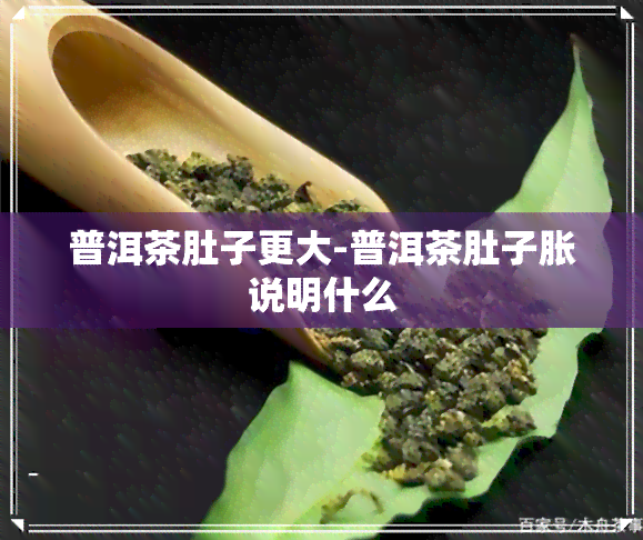 普洱茶肚子更大-普洱茶肚子胀说明什么