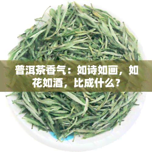 普洱茶香气：如诗如画，如花如酒，比成什么？