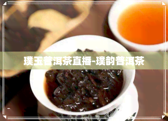 璞玉普洱茶直播-璞韵普洱茶