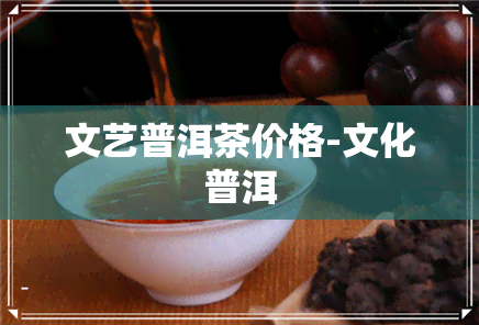 文艺普洱茶价格-文化普洱