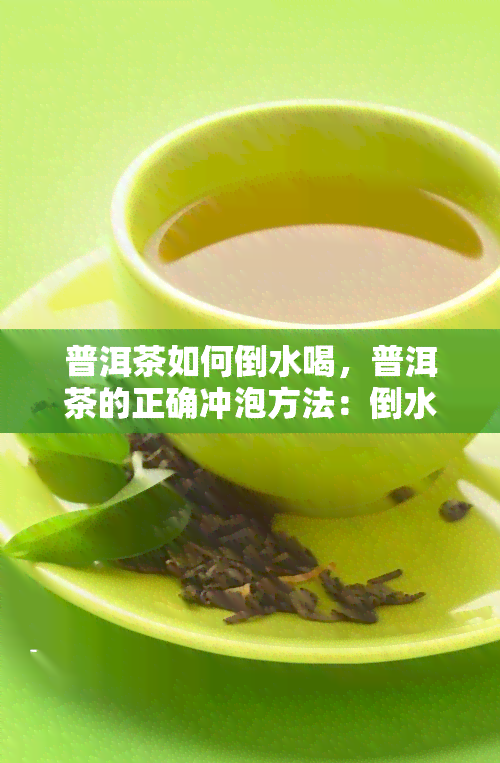 普洱茶如何倒水喝，普洱茶的正确冲泡方法：倒水技巧详解