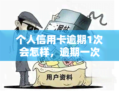 个人信用卡逾期1次会怎样，逾期一次信用卡还款，会产生什么后果？