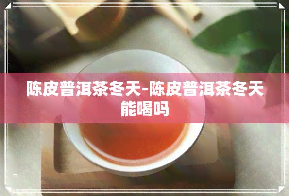 陈皮普洱茶冬天-陈皮普洱茶冬天能喝吗